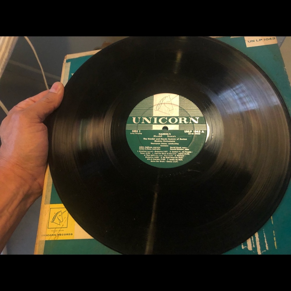 Handel’s Messiah LP